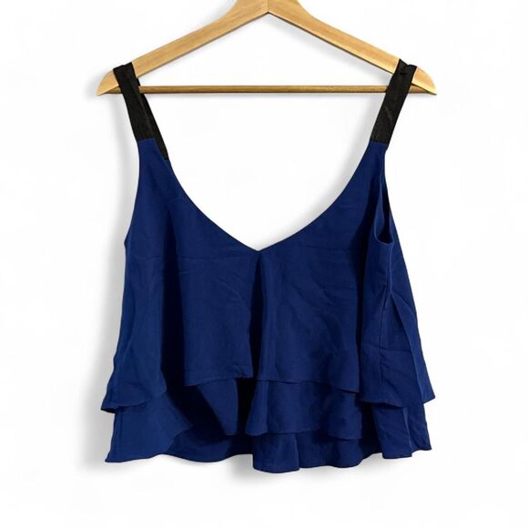 Zara Tops - Zara Women's Blue Sleeveless Shirt XS Trafaluc